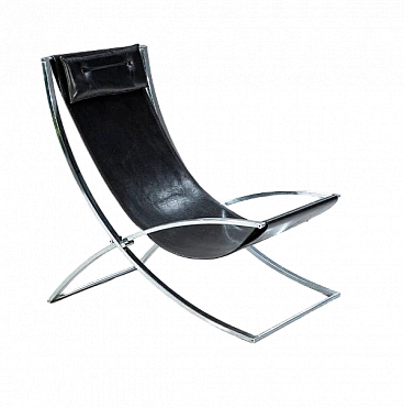 Paola deckchair by Marcello Cuneo for Mobel Italia, 1970s