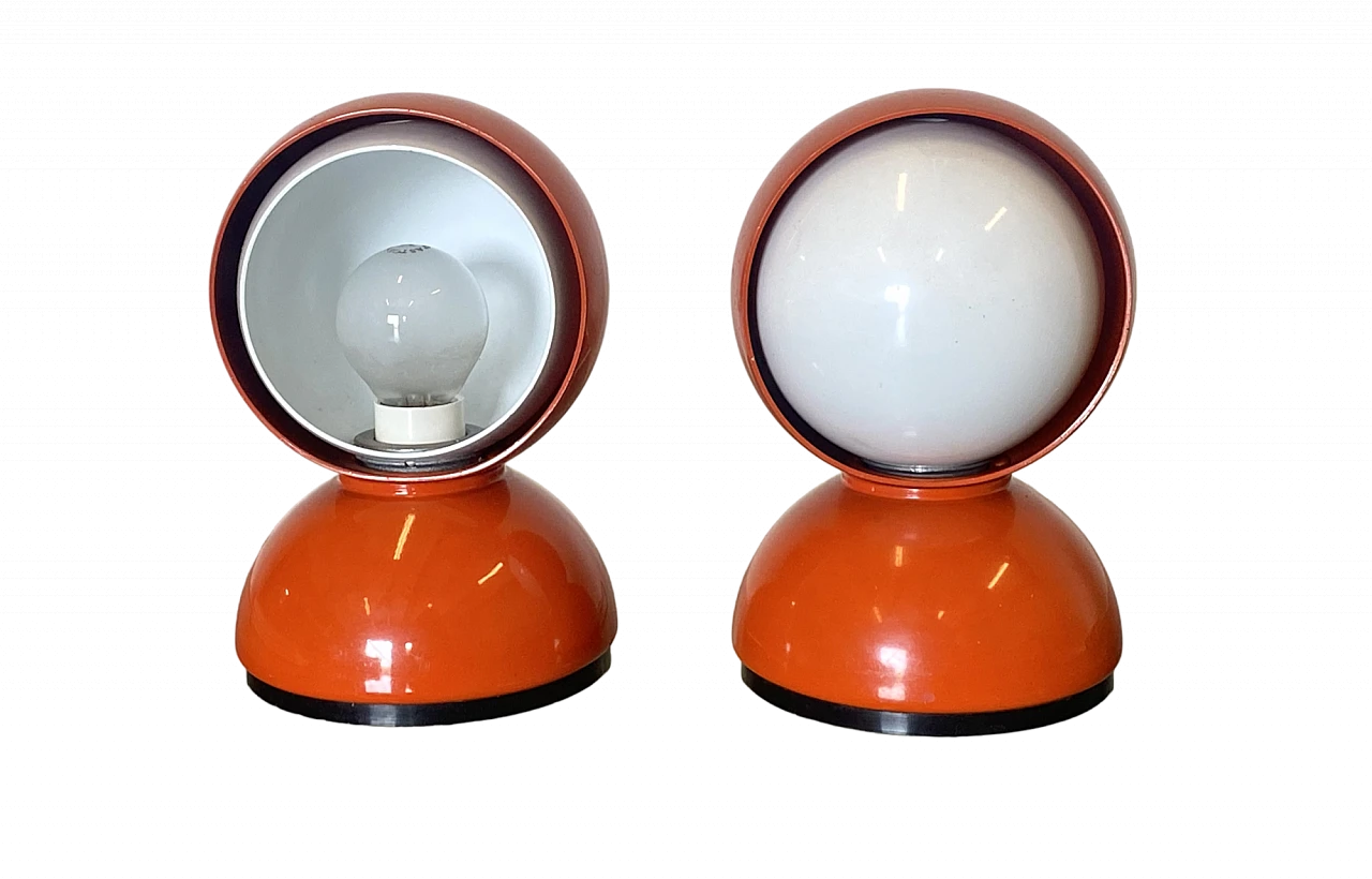 Coppia di lampade Eclisse di Vico Magistretti per Artemide, 1967 17