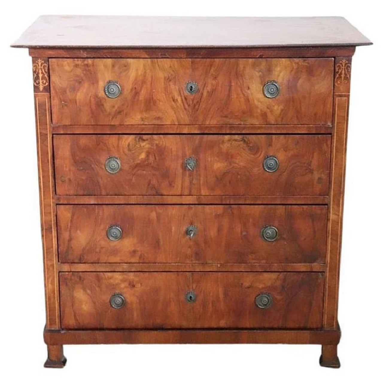 Walnut chest of drawers, second half of the 19th century 1