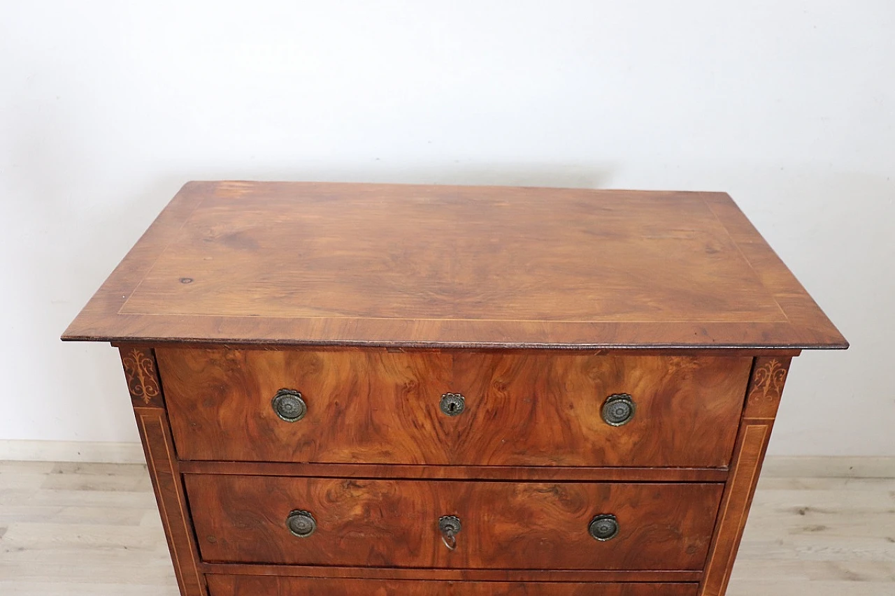 Walnut chest of drawers, second half of the 19th century 3