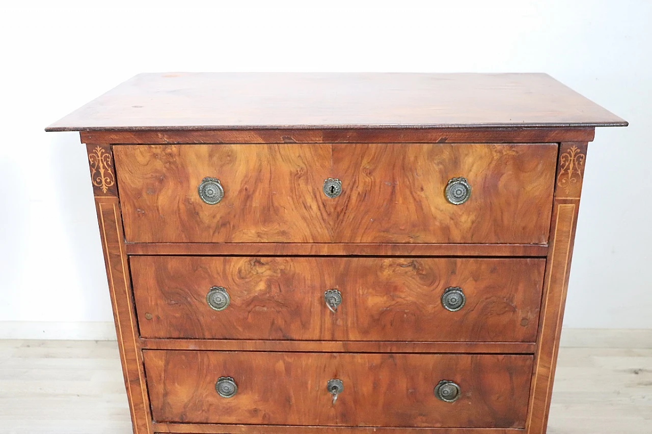 Walnut chest of drawers, second half of the 19th century 4