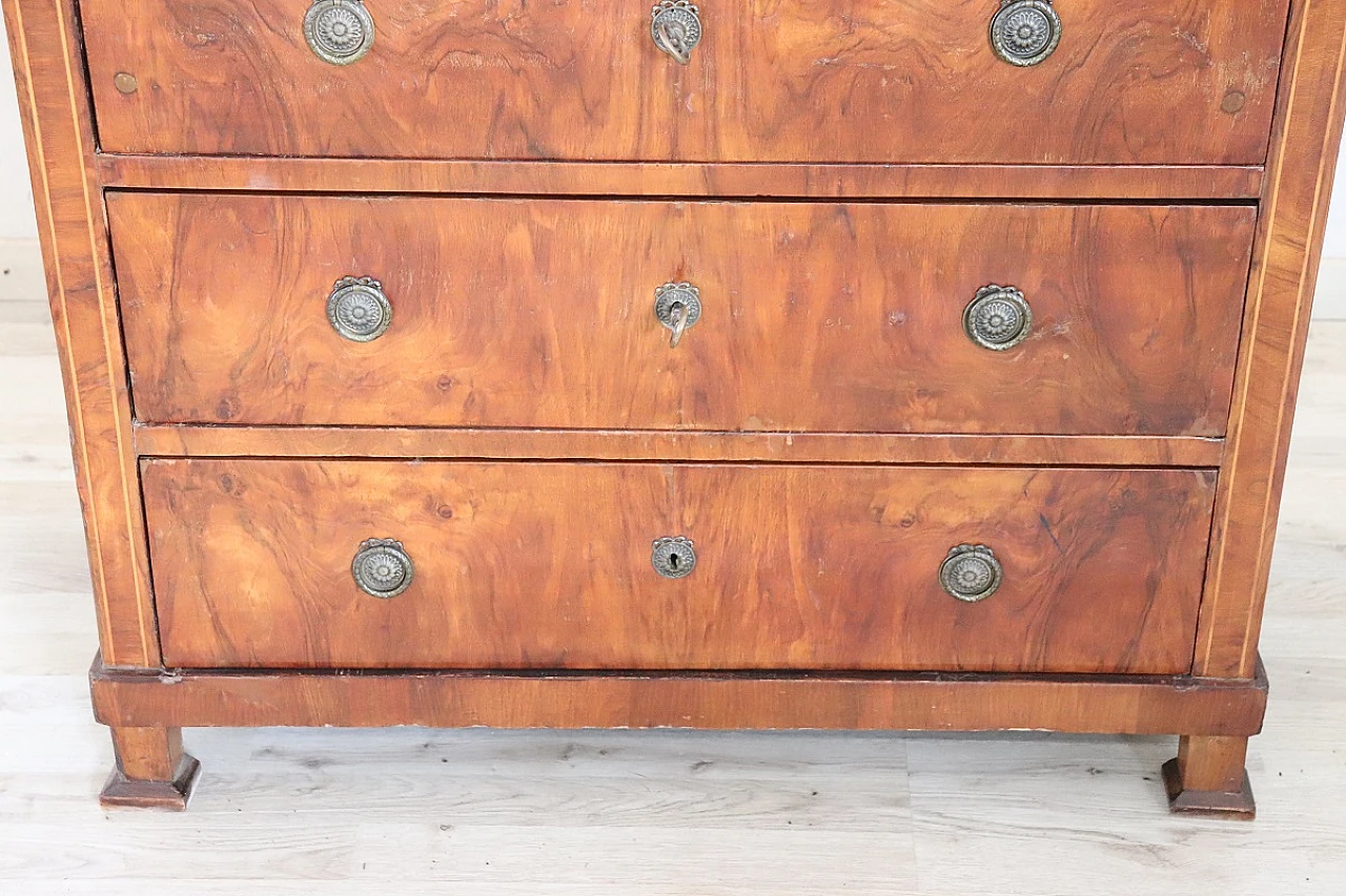 Walnut chest of drawers, second half of the 19th century 5