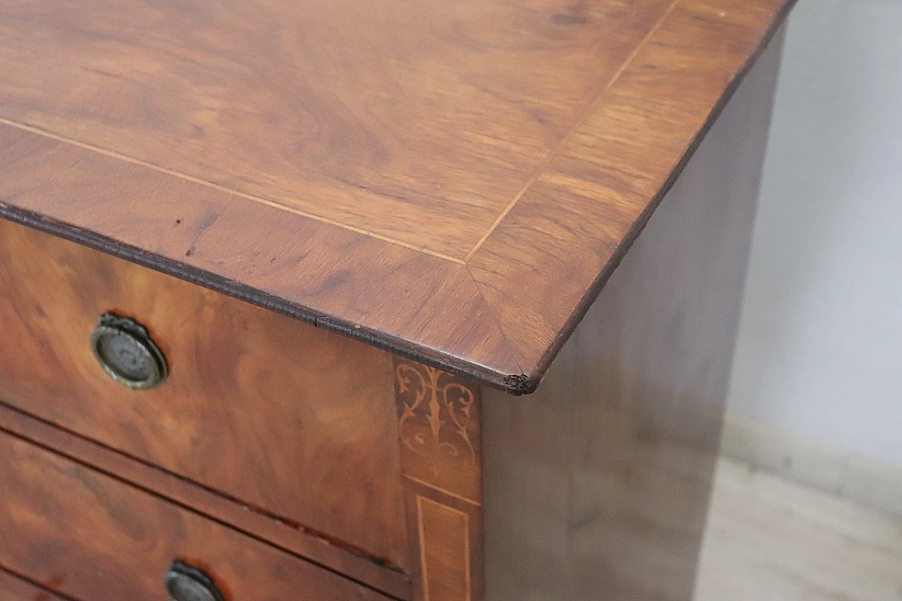 Walnut chest of drawers, second half of the 19th century 9