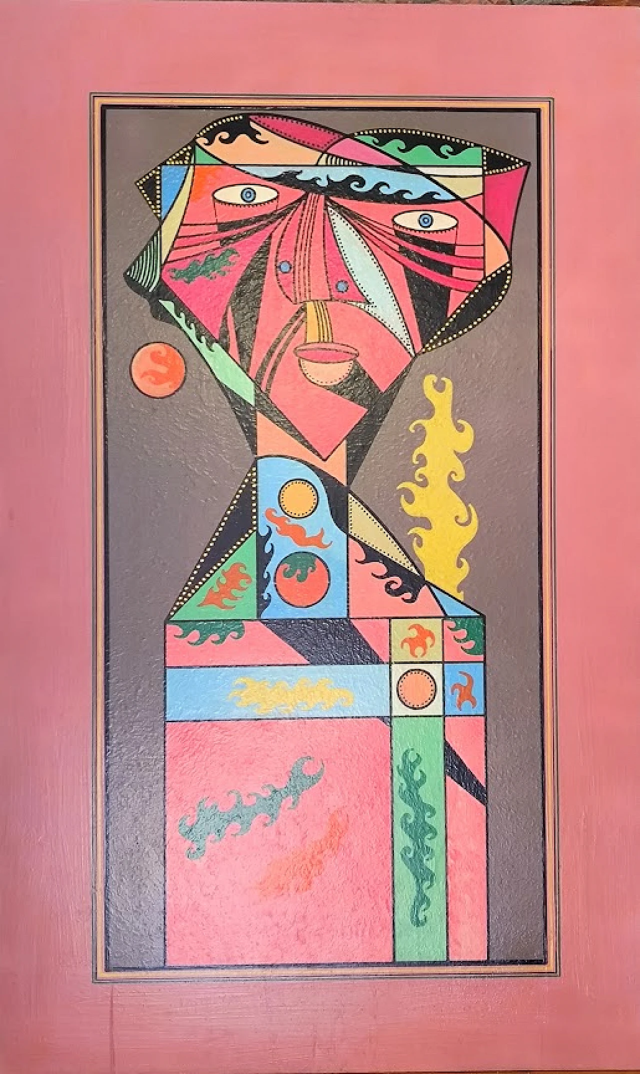 Alberto Verdianelli, Man in the Sun 2, oil on panel, 1968 3