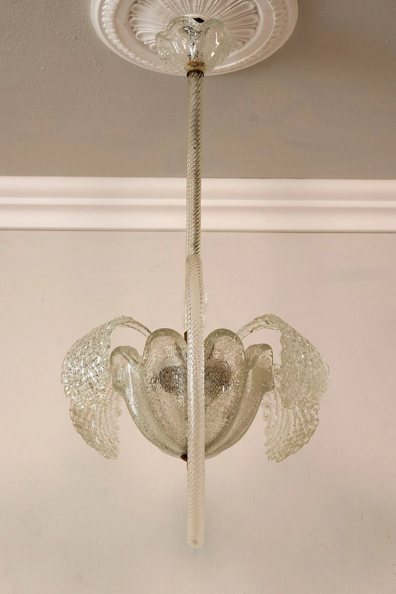 Chandelier by Ercole Barovier for Barovier & Toso, 1940s 2