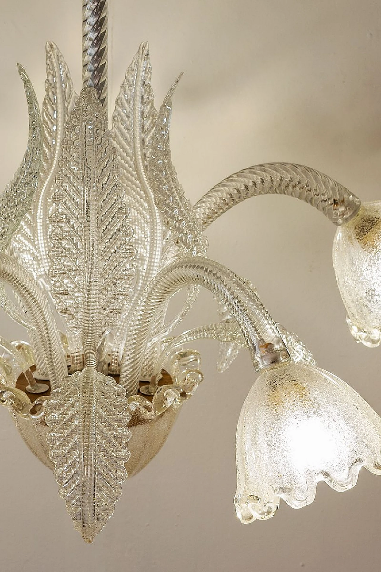 Lampadario di Ercole Barovier per Barovier & Toso, anni '30 6