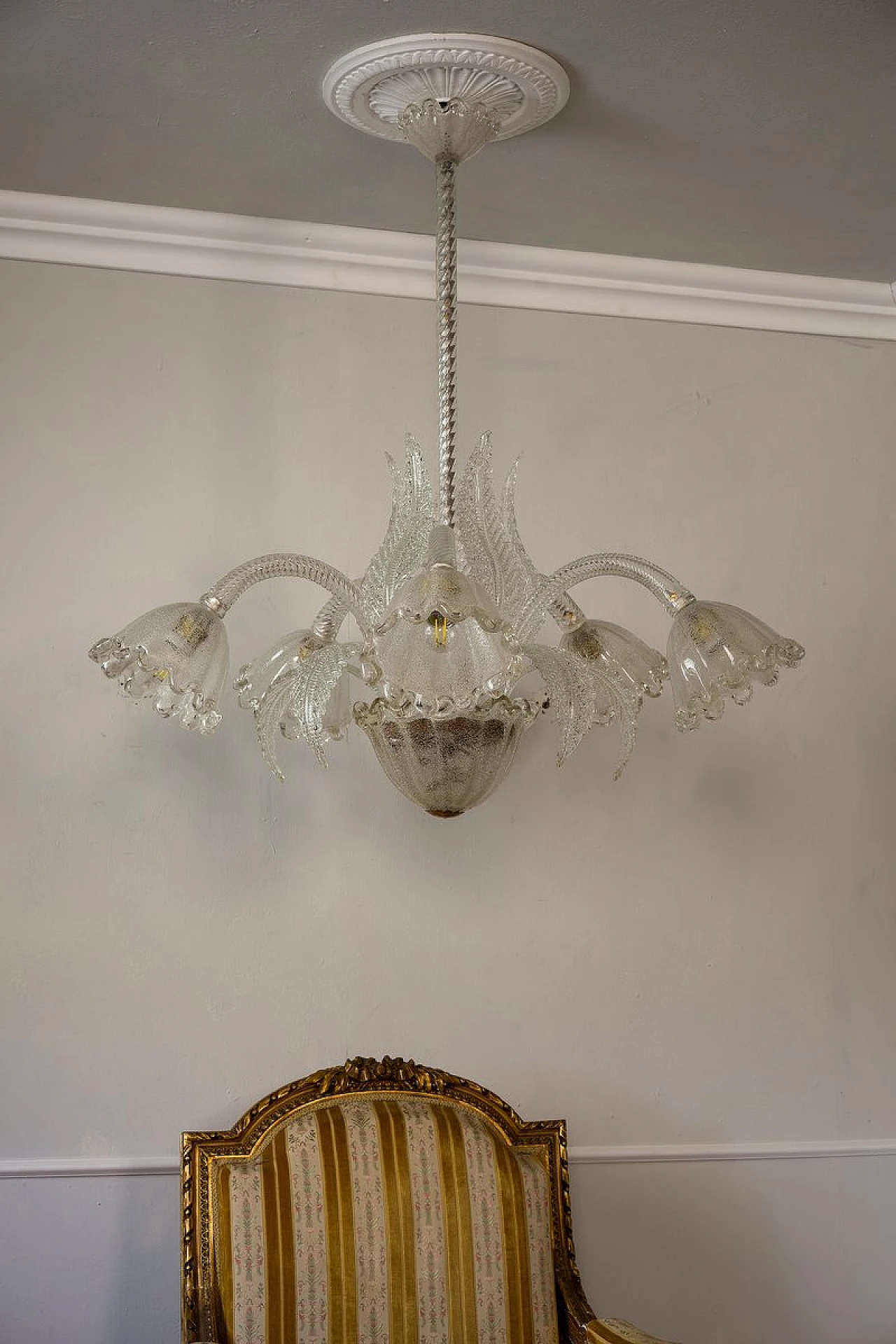 Lampadario di Ercole Barovier per Barovier & Toso, anni '30 8