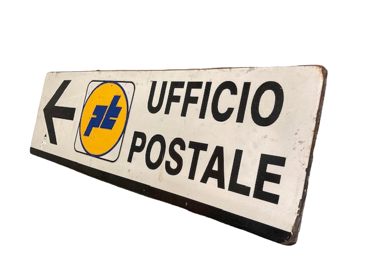 Metal post office sign, 1980s 10