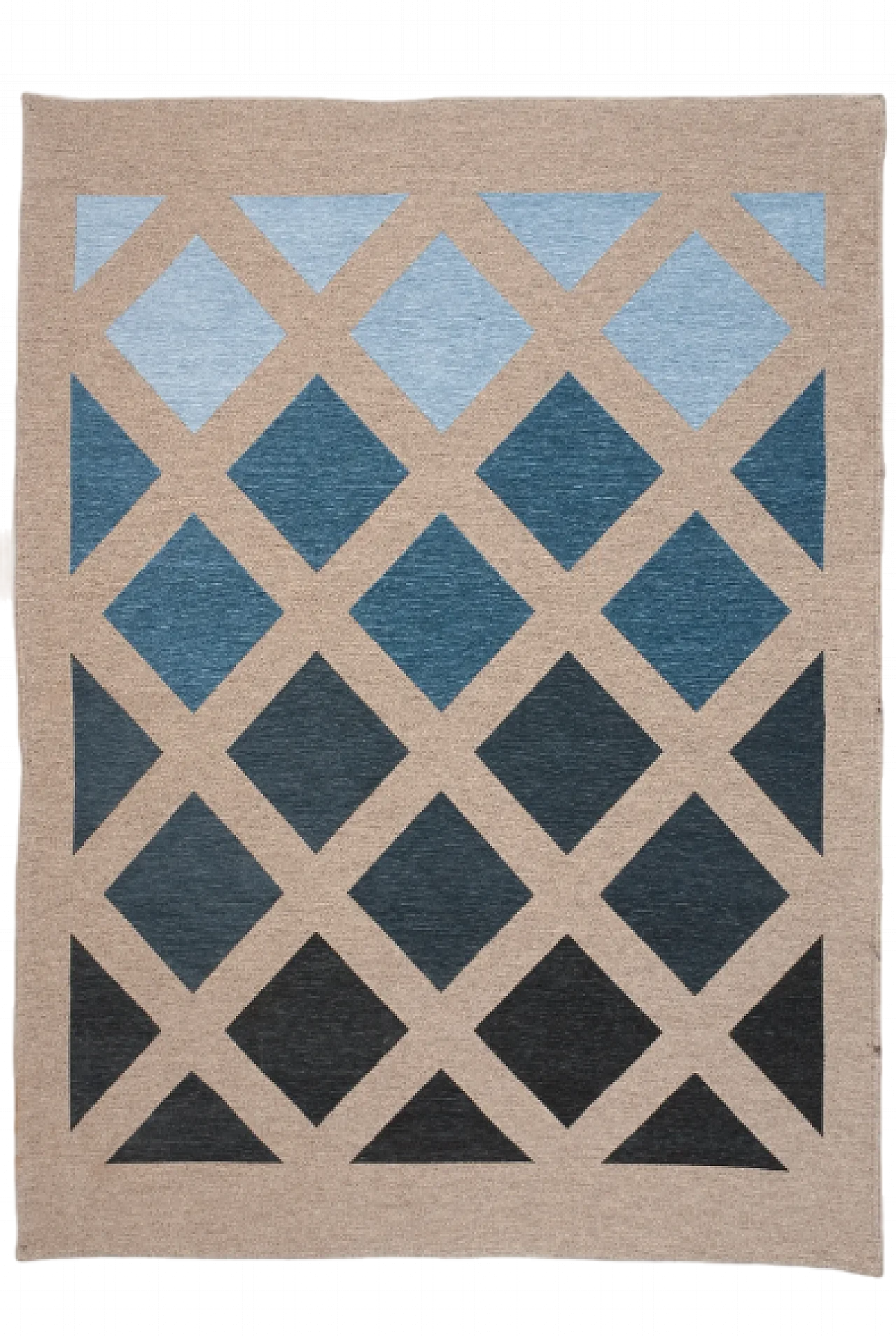 Wool and chenille Square rug by G5 2