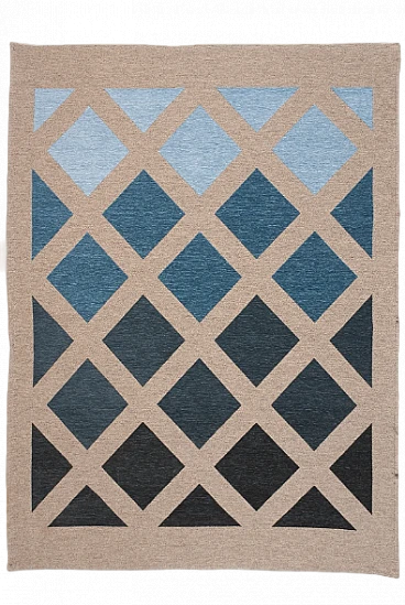 Wool and chenille Square rug by G5
