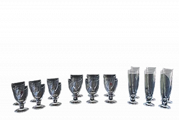 18 Bicchieri in vetro di Murano di Carlo Moretti, anni '90