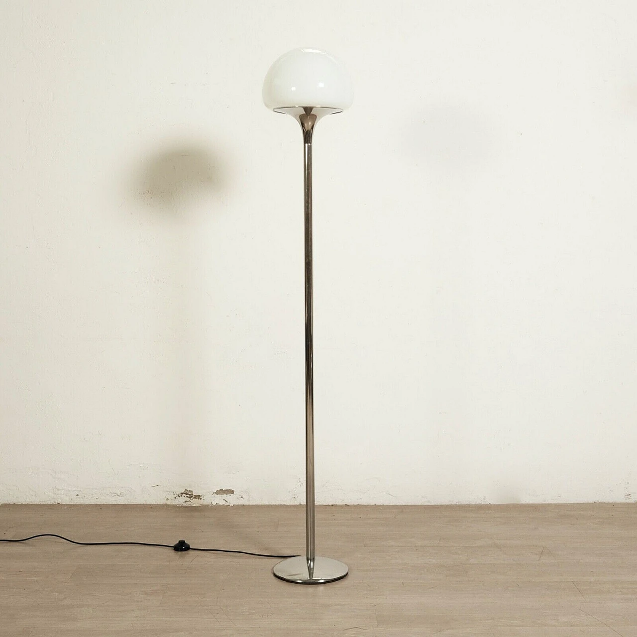 Aluminum and glass floor lamp by Goffredo Reggiani, 1970s 13