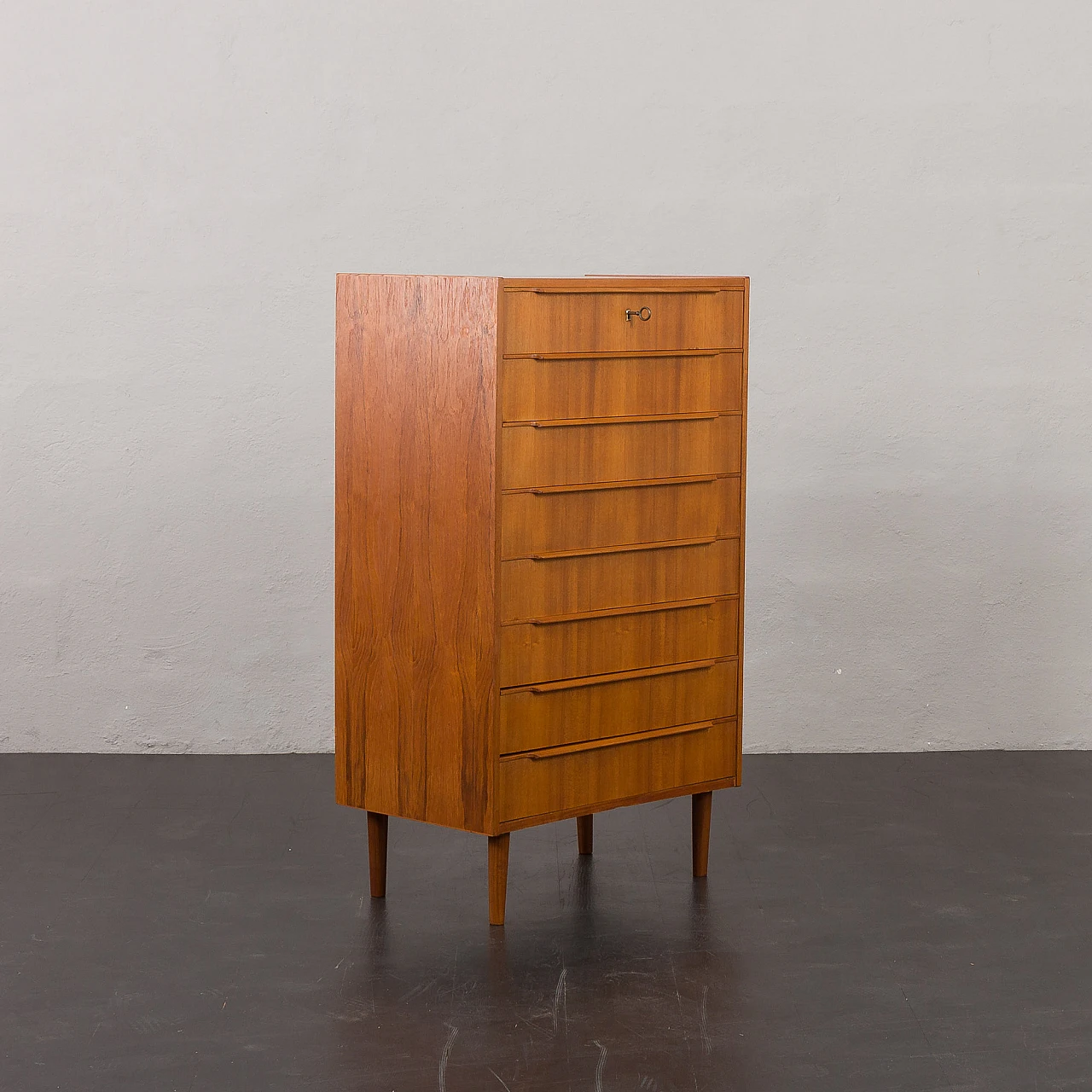 Teak chest of drawers by Steens, 1960s 1