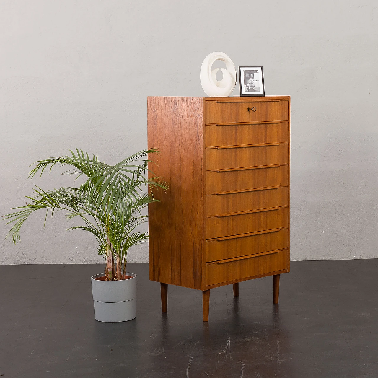 Teak chest of drawers by Steens, 1960s 3