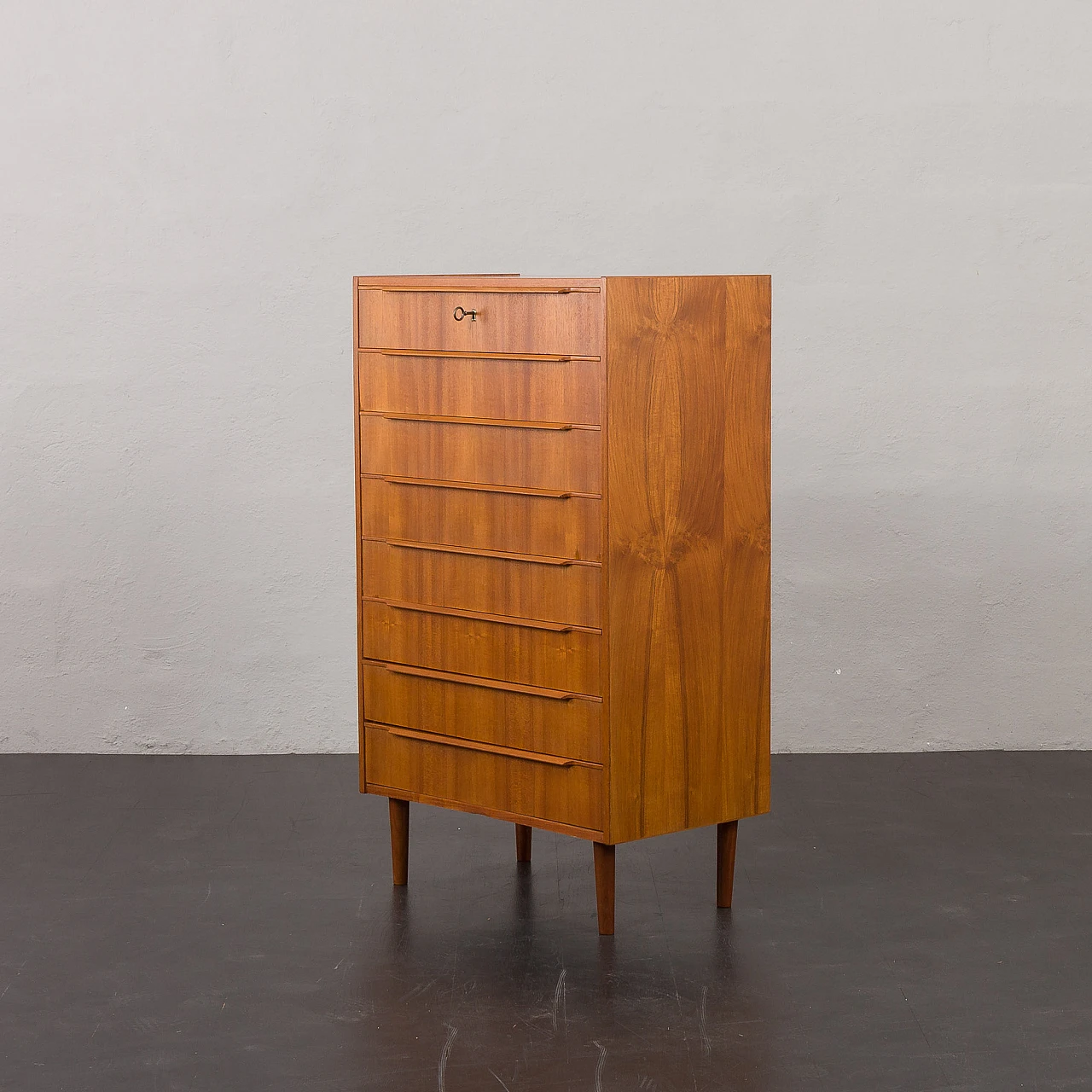 Teak chest of drawers by Steens, 1960s 5