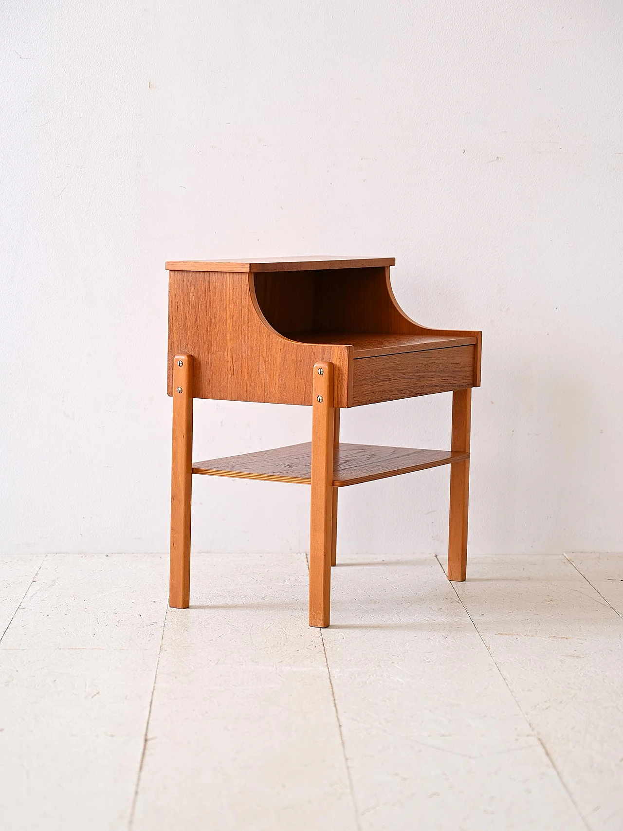 Comodino in teak di Carlström & Co Möbelfabrik, anni '60 3