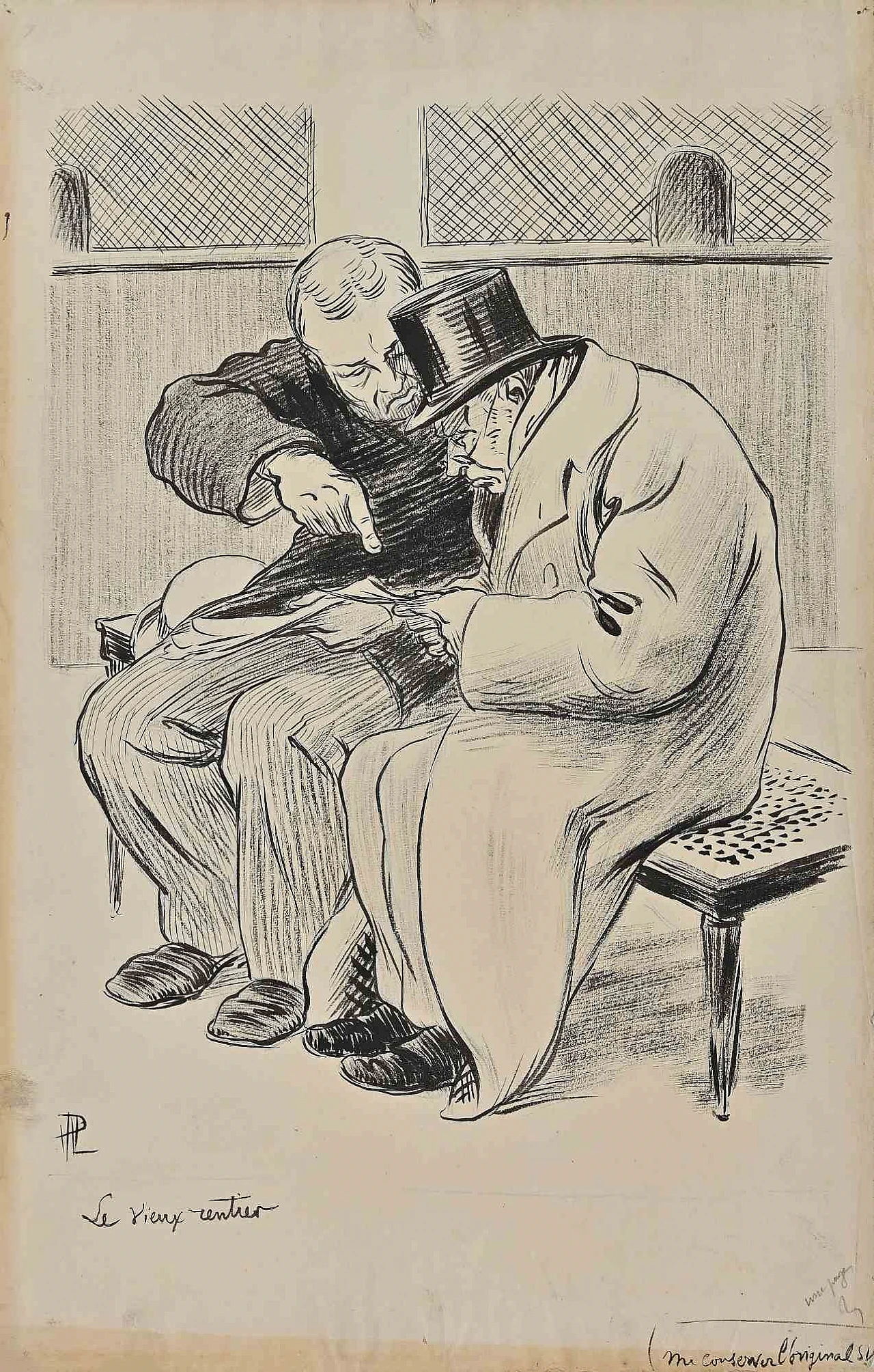 Hermann Paul, Le Vieux Monsieur, Drawing  2000s 1