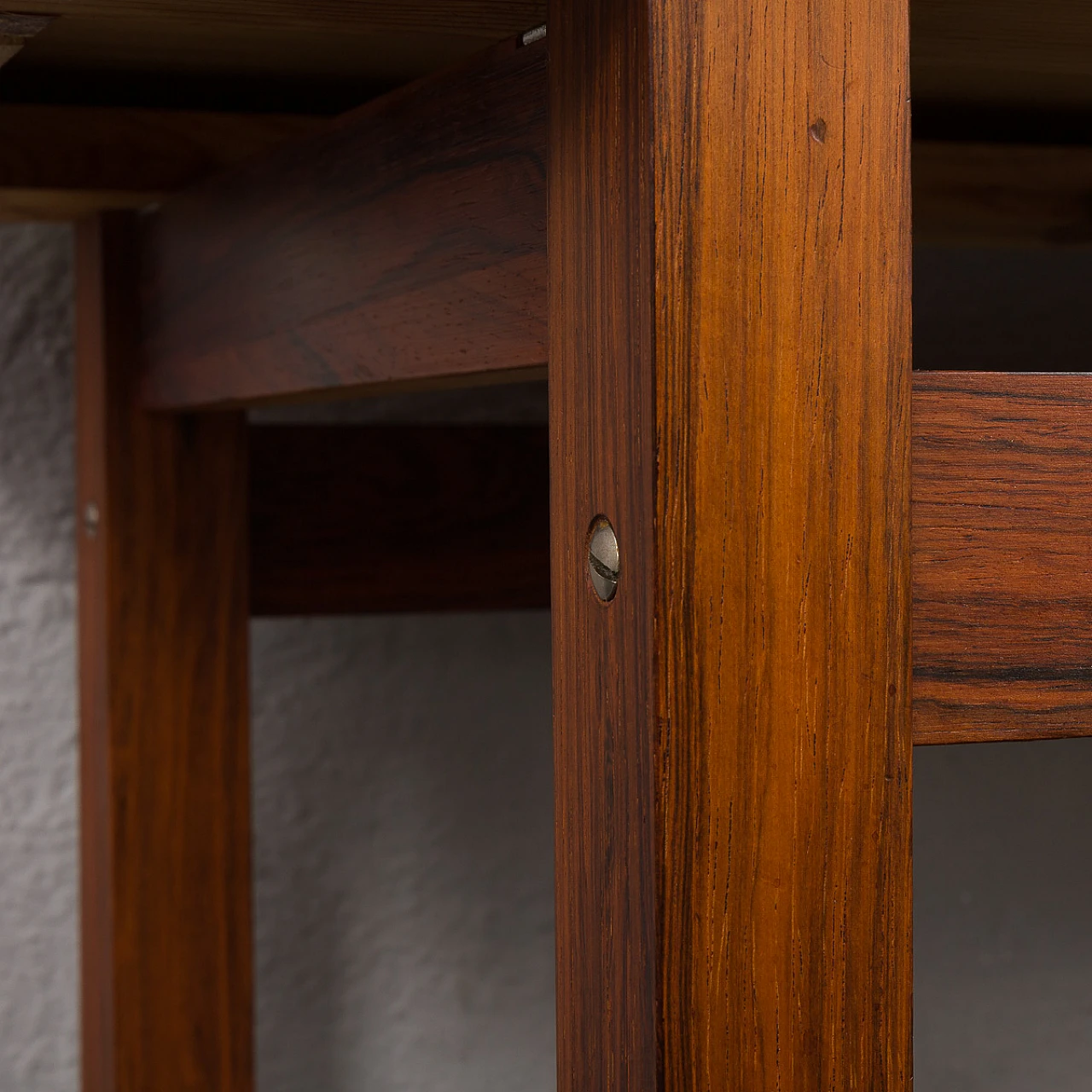 Danish rosewood console and mirror, 1960s 10