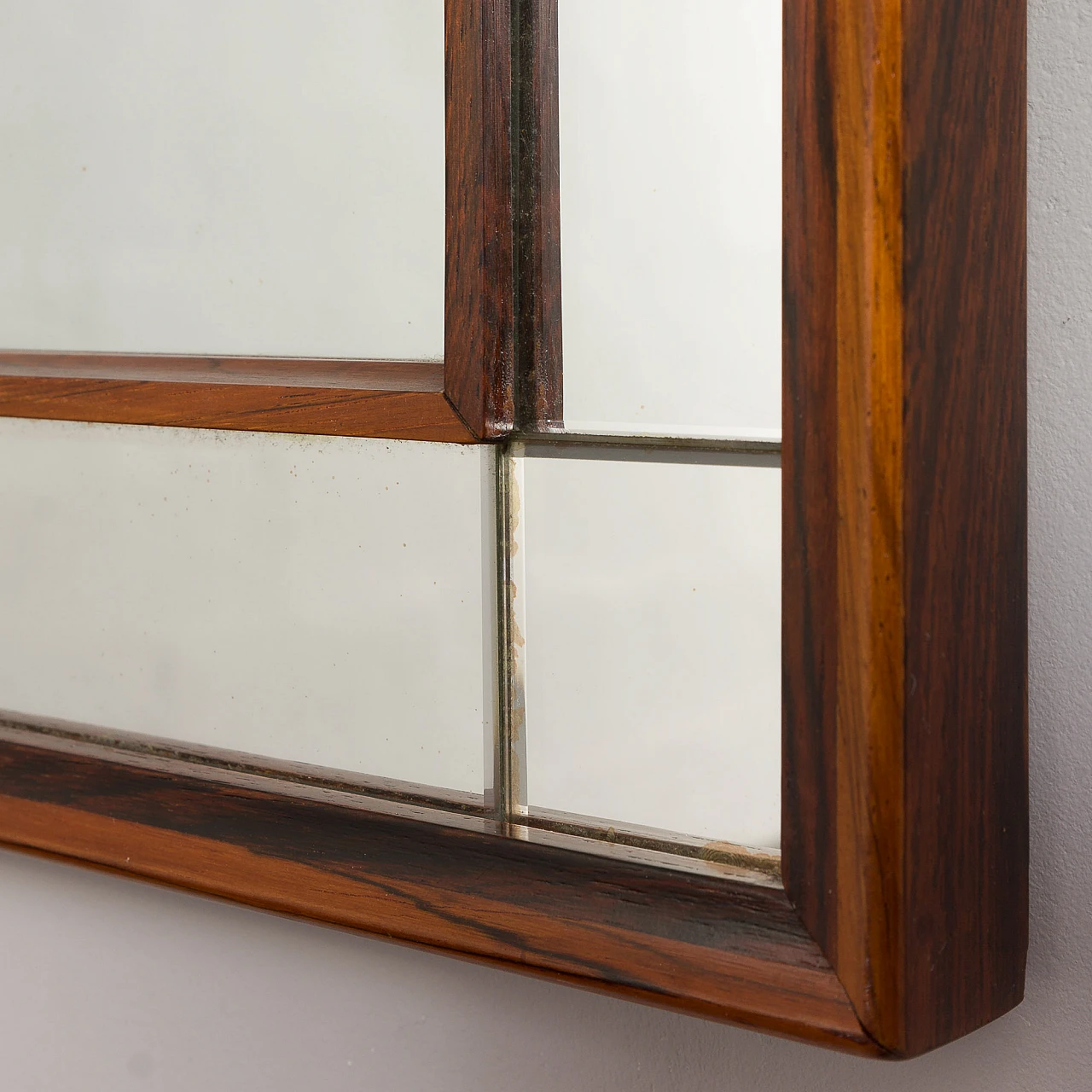 Danish rosewood console and mirror, 1960s 16