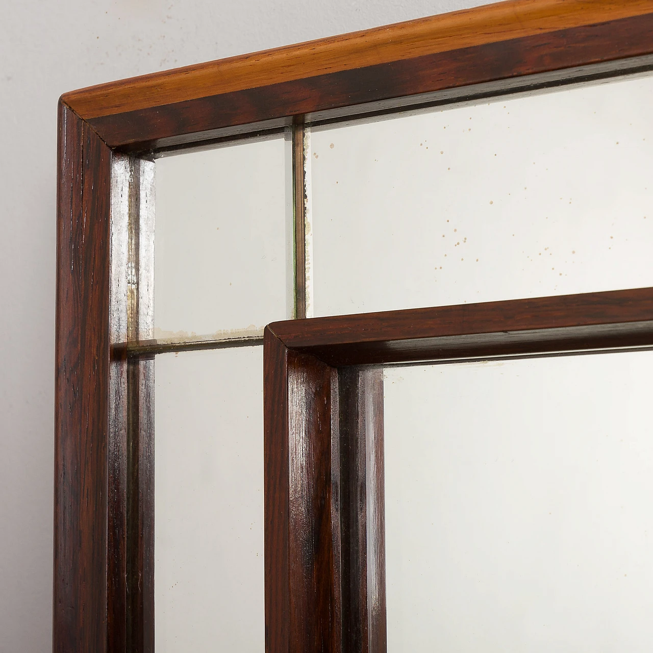 Danish rosewood console and mirror, 1960s 18