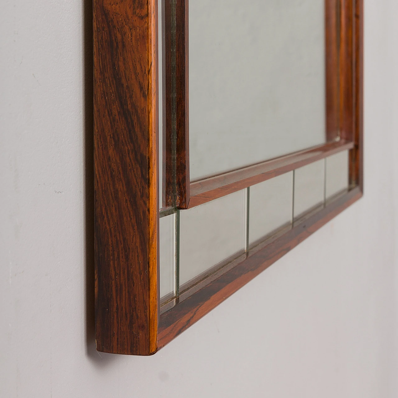 Danish rosewood console and mirror, 1960s 19