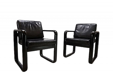 Pair of Hombre armchairs by Vogtherr for Rosenthal, 1970s