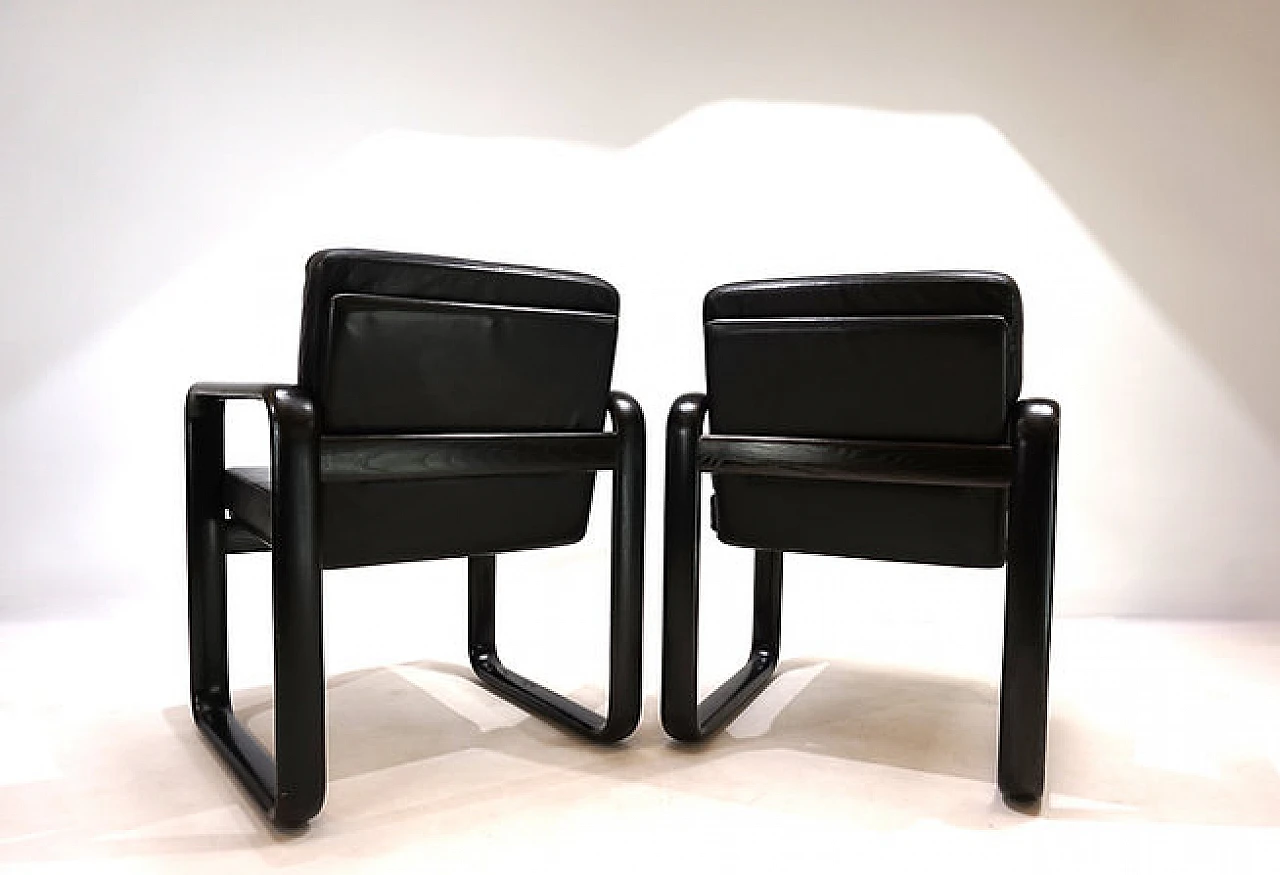 Pair of Hombre armchairs by Vogtherr for Rosenthal, 1970s 5