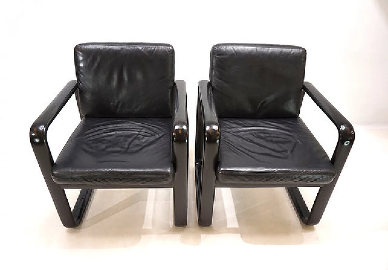 Pair of Hombre armchairs by Vogtherr for Rosenthal, 1970s 10