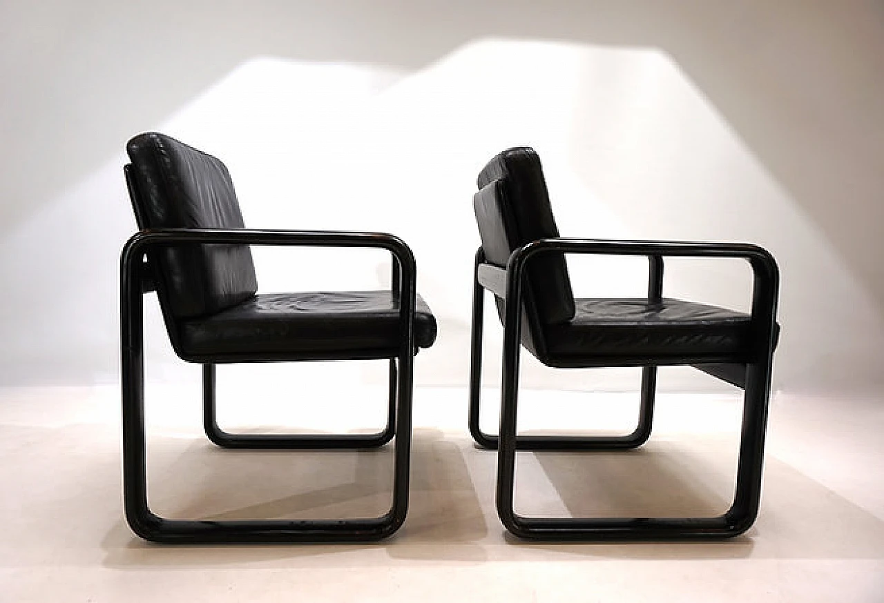 Pair of Hombre armchairs by Vogtherr for Rosenthal, 1970s 13