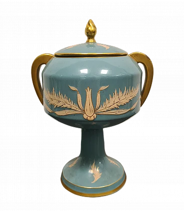 Art Deco glazed ceramic vase, 1930s