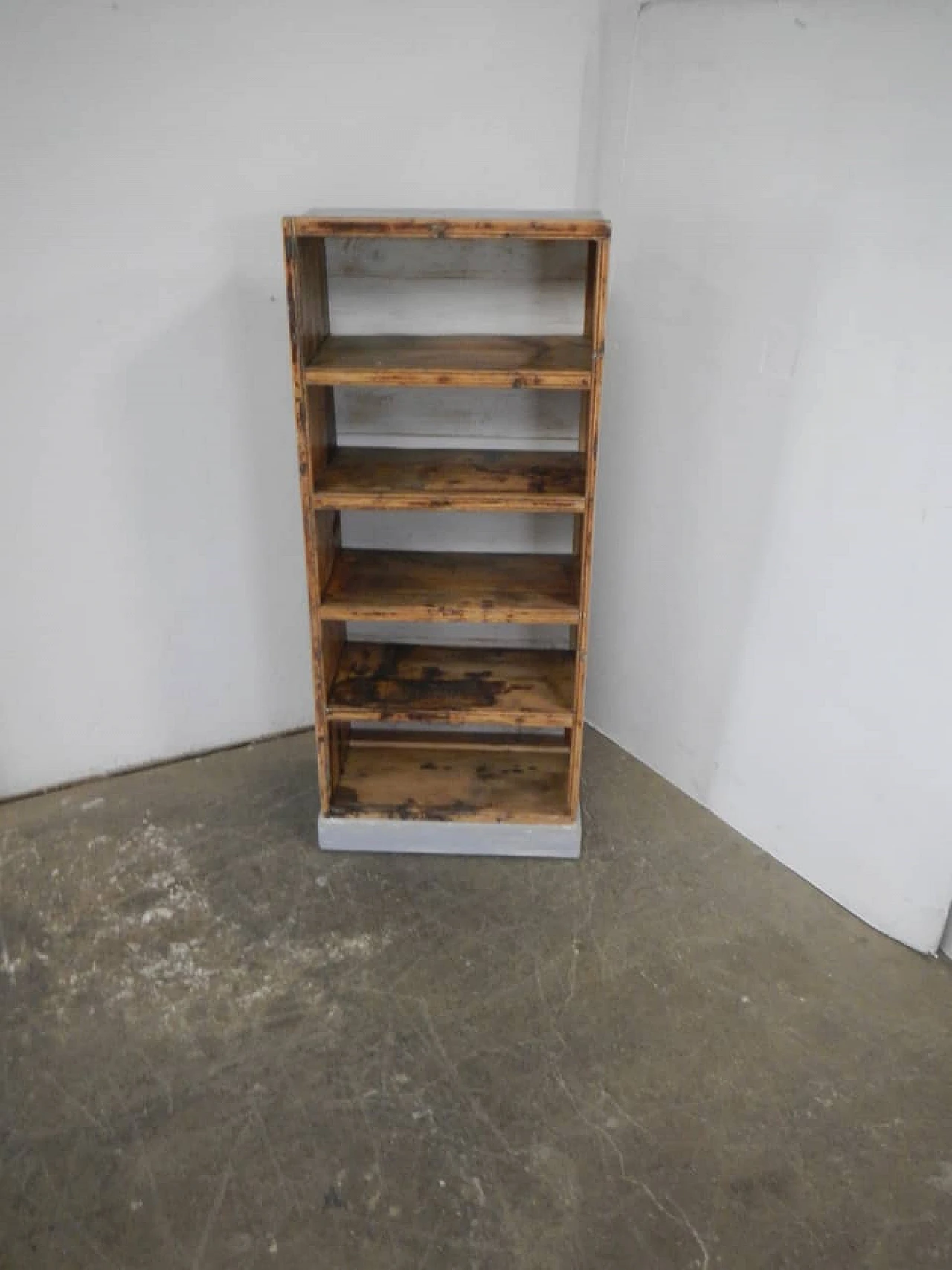 Spruce bookcase, 1950s 1