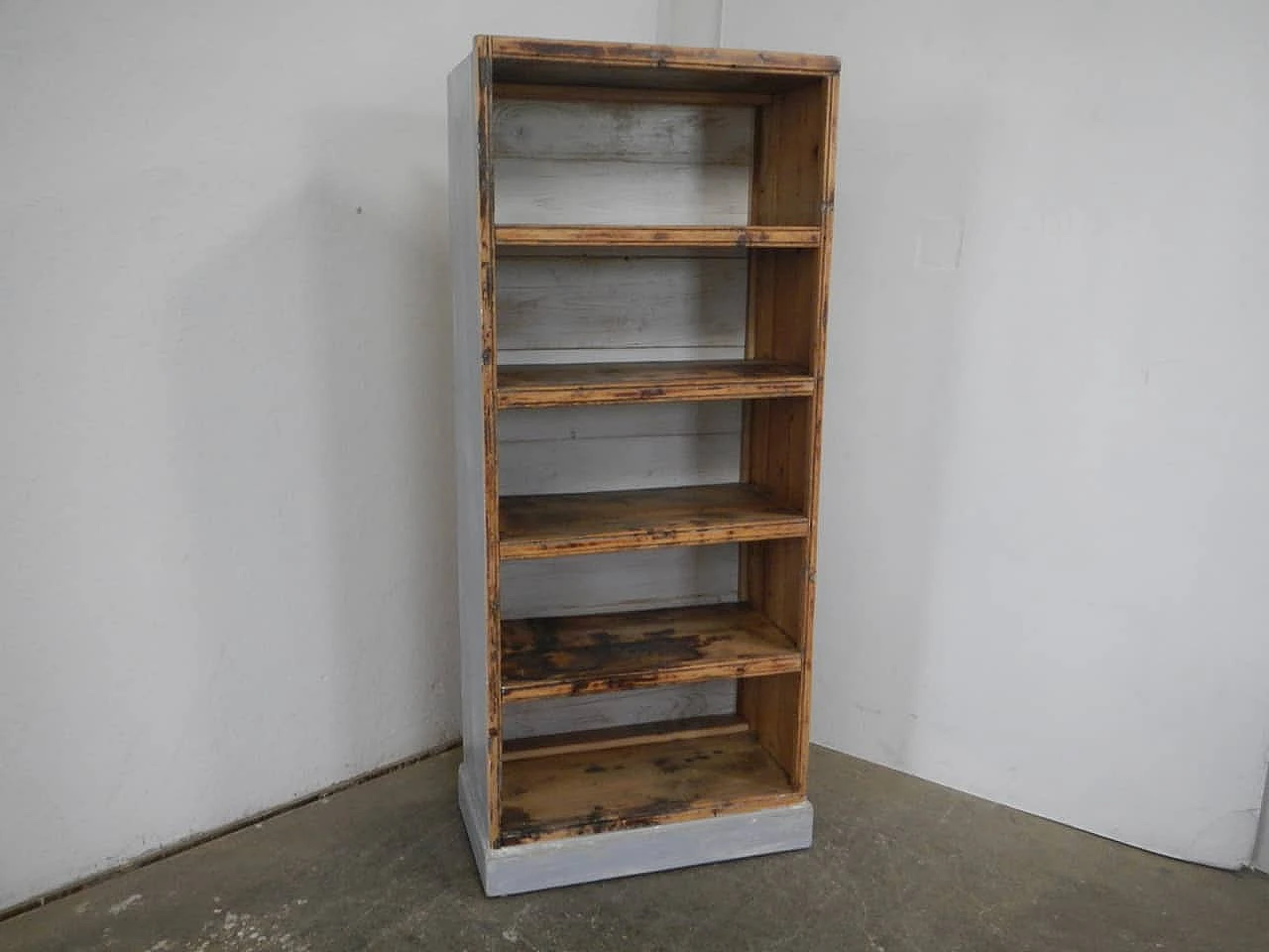 Spruce bookcase, 1950s 2