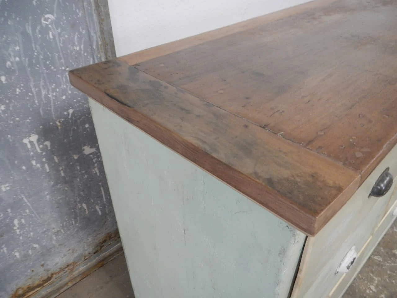 Spruce shop counter with walnut top, 1950s 10