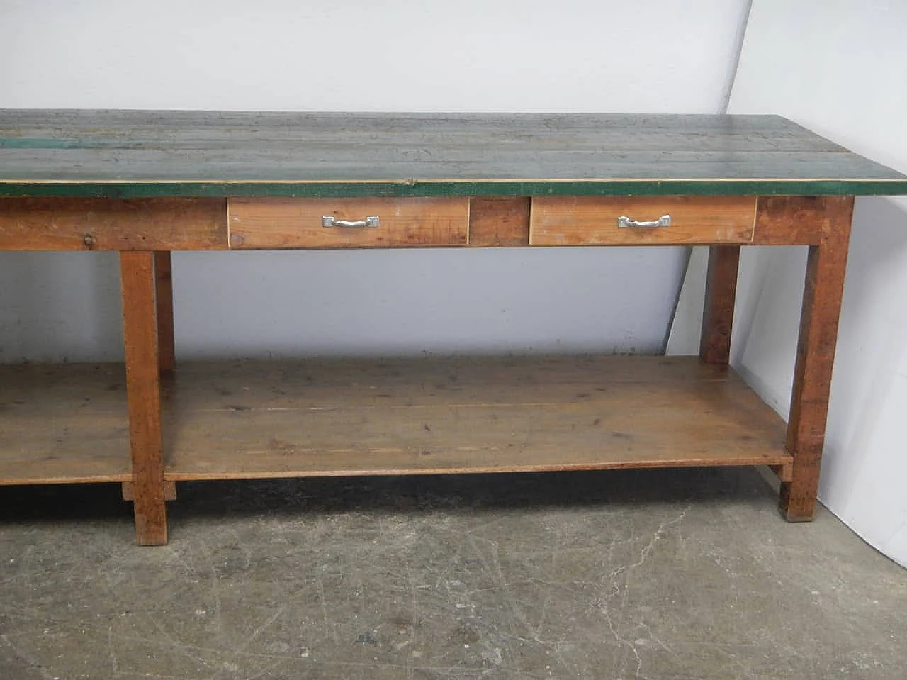 Workbench with fir frame, 1970s 5