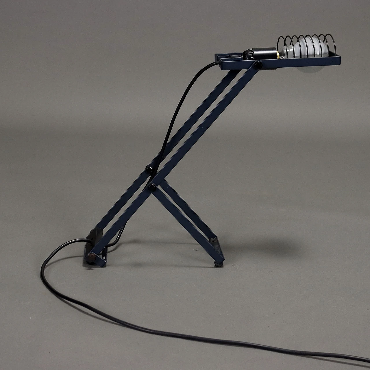 Blue Sintesi table lamp by Ernesto Gismondi for Artemide, 1970s 5