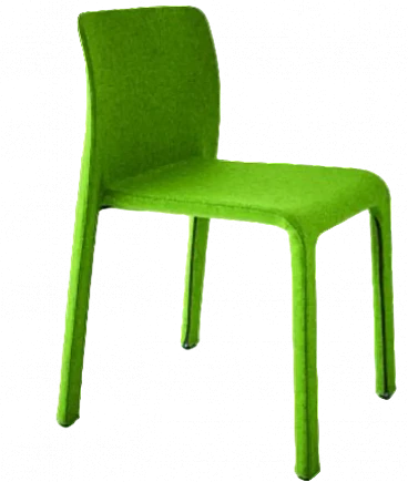 First chair in green removable fabric by Giovannoni for Magis, 2000s