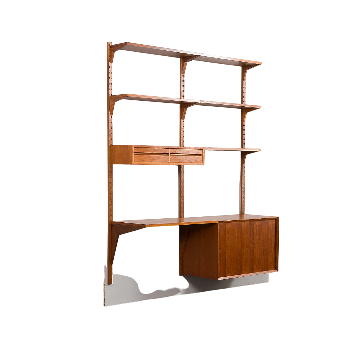 Teak Royal System bookcase by Poul Cadovius for Cado, 1960s 2