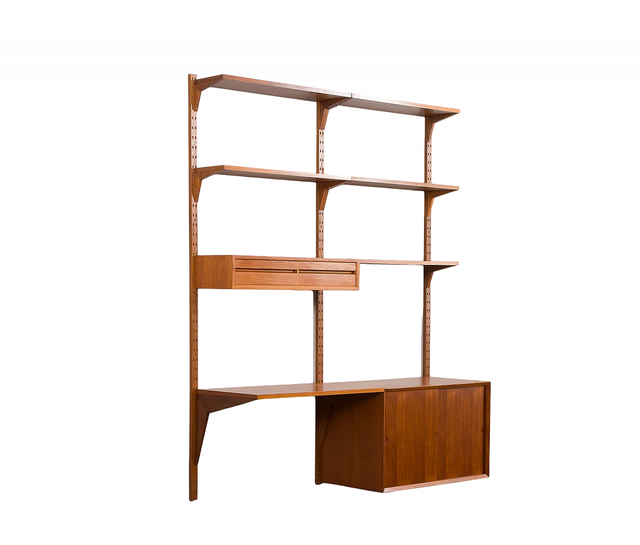 Teak Royal System bookcase by Poul Cadovius for Cado, 1960s 22