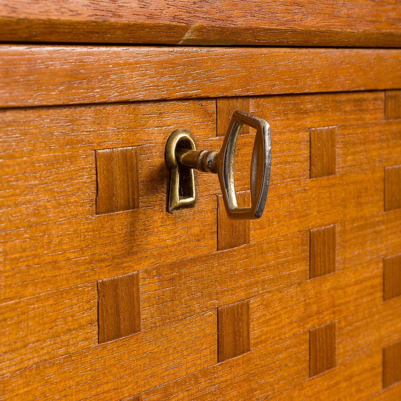 Teak three-bay bookcase by Poul Cadovius for Cado, 1970s 14