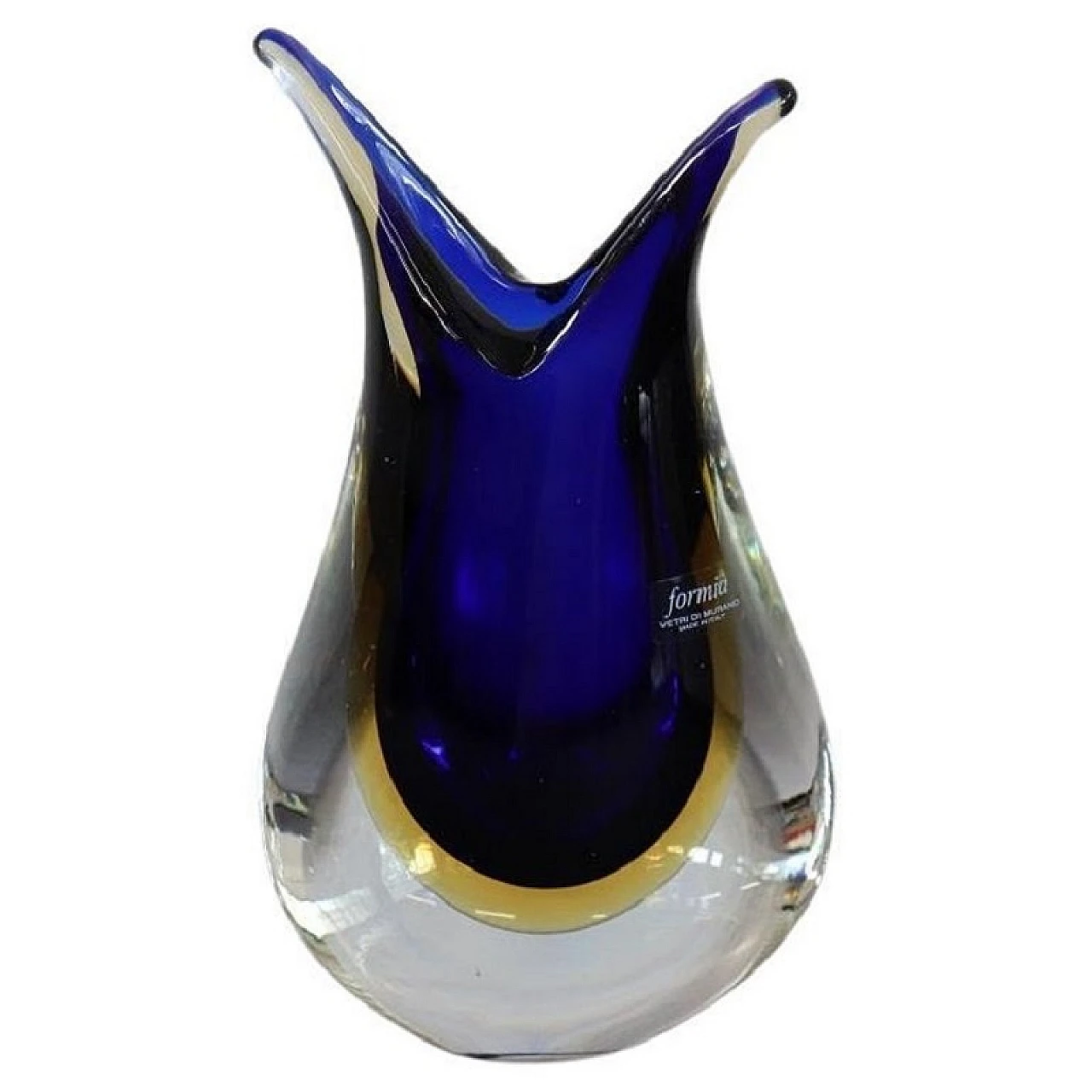 Murano glass vase by Formia, 1970s 1