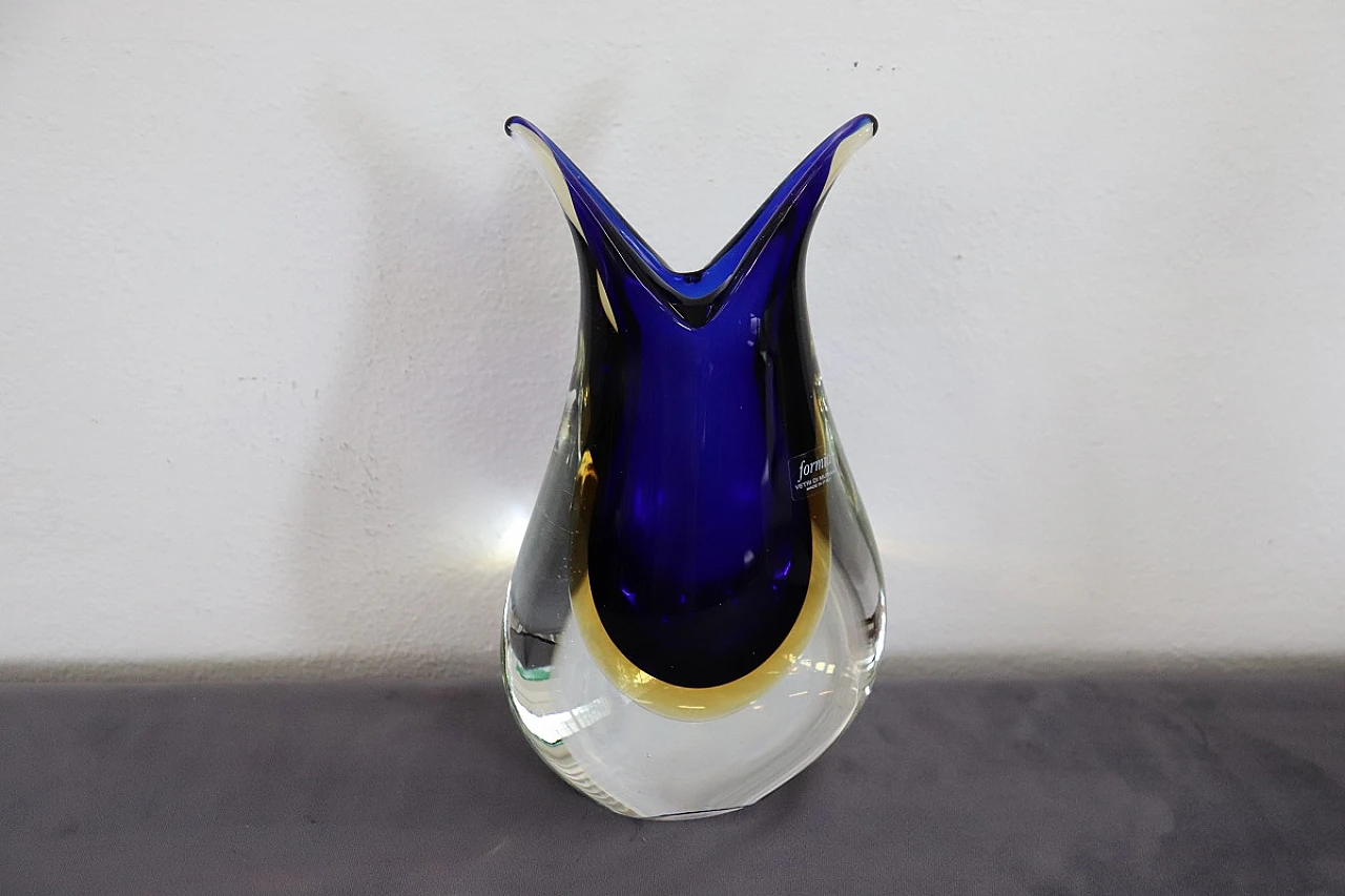 Murano glass vase by Formia, 1970s 2