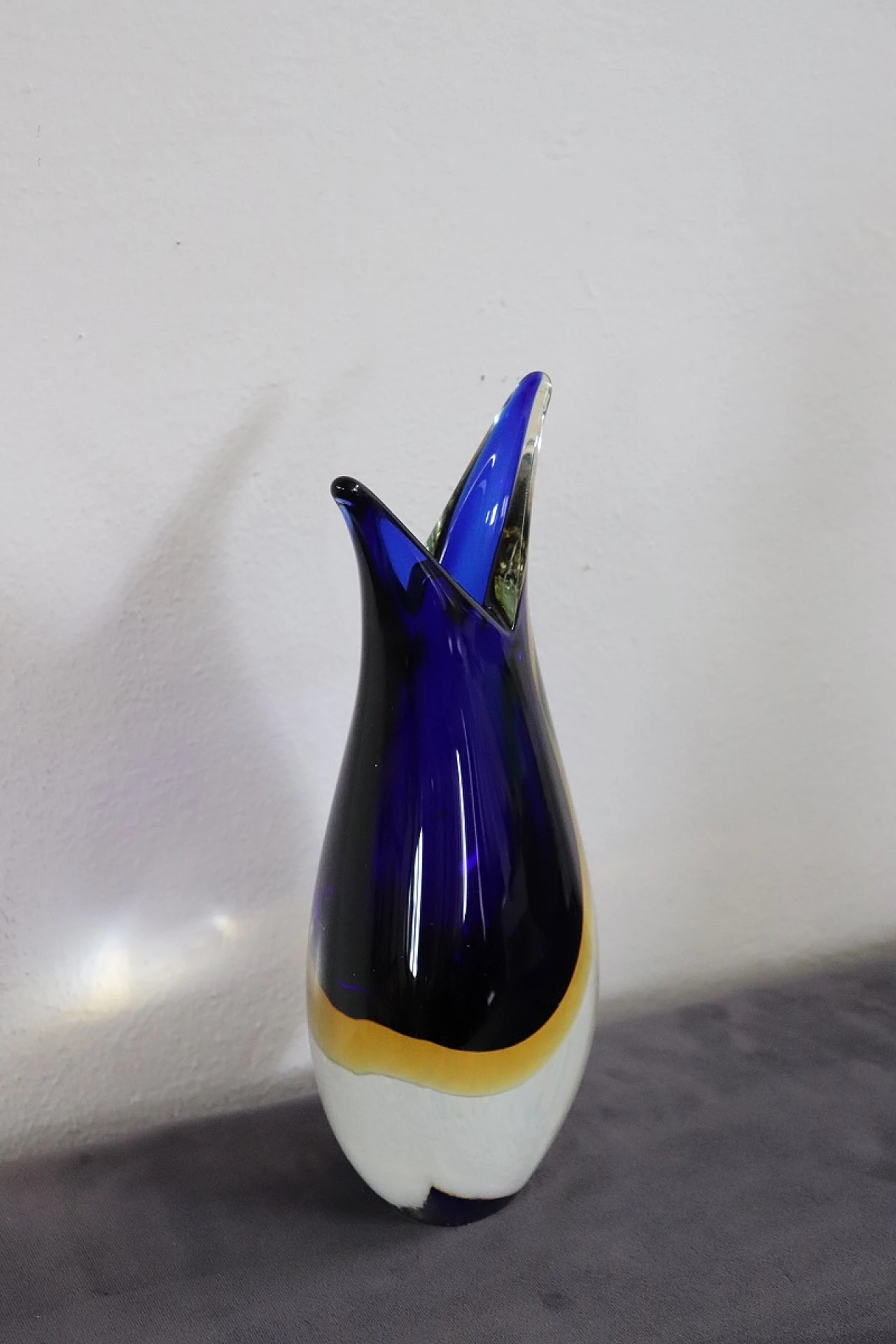 Murano glass vase by Formia, 1970s 3