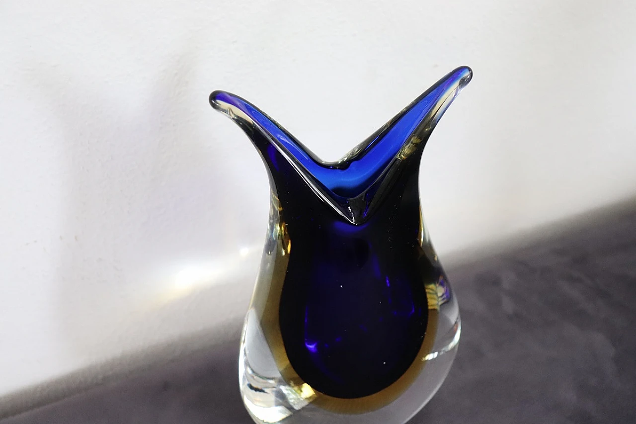 Murano glass vase by Formia, 1970s 5