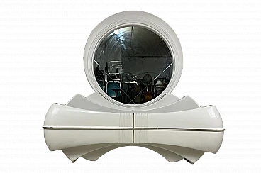 Space Age backlit chest of drawers with mirror by DBM, 1960s