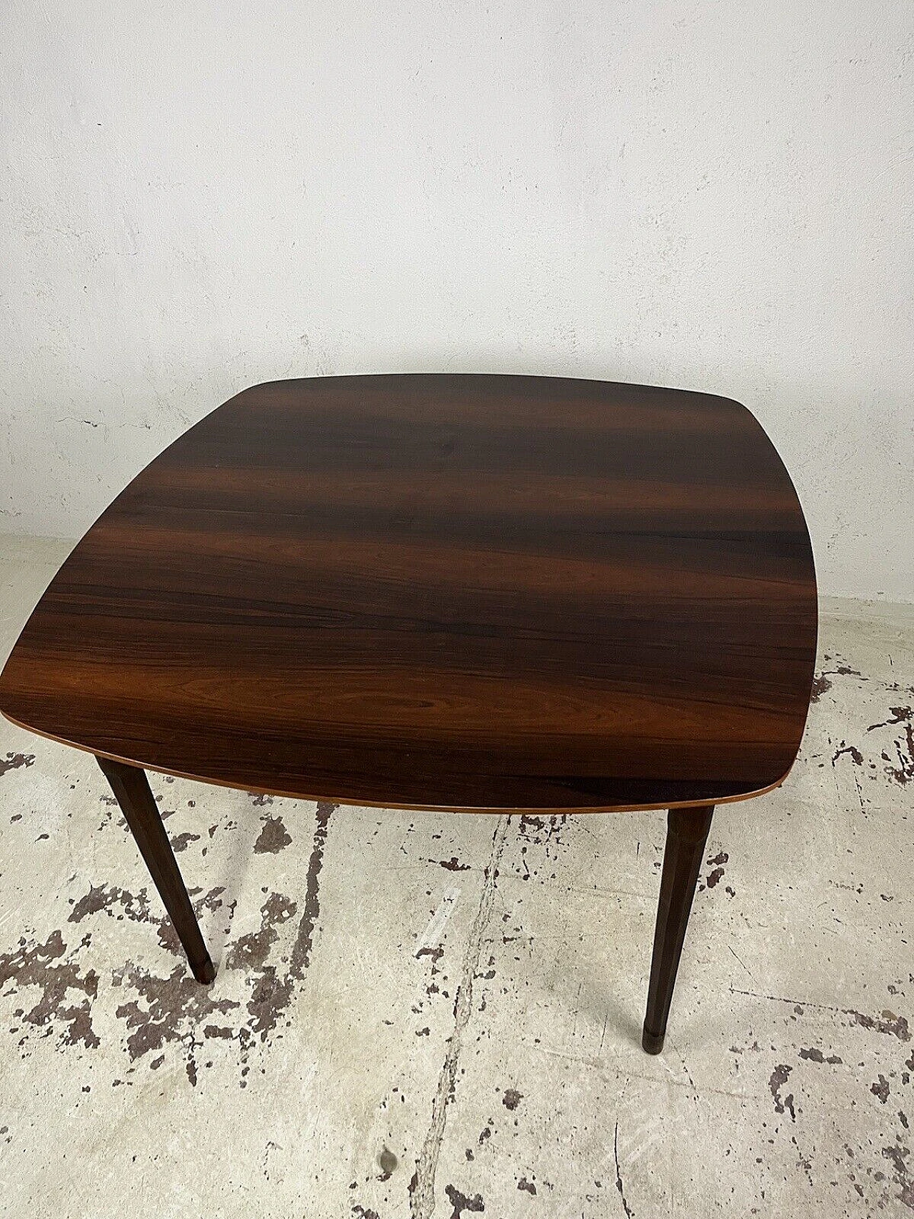 Scandinavian rosewood extendable table, 1960s 8