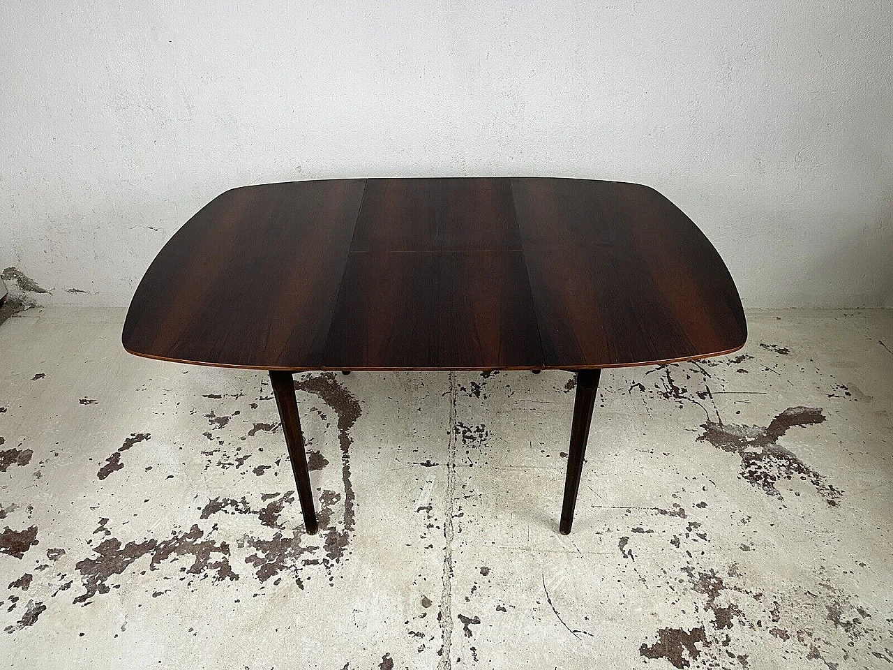 Scandinavian rosewood extendable table, 1960s 10