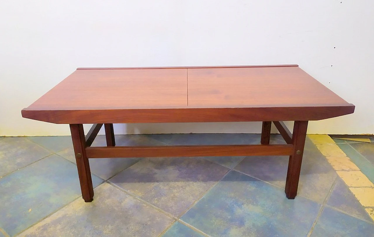 Beech coffee table in the style of Ico Parisi, 1950s 1