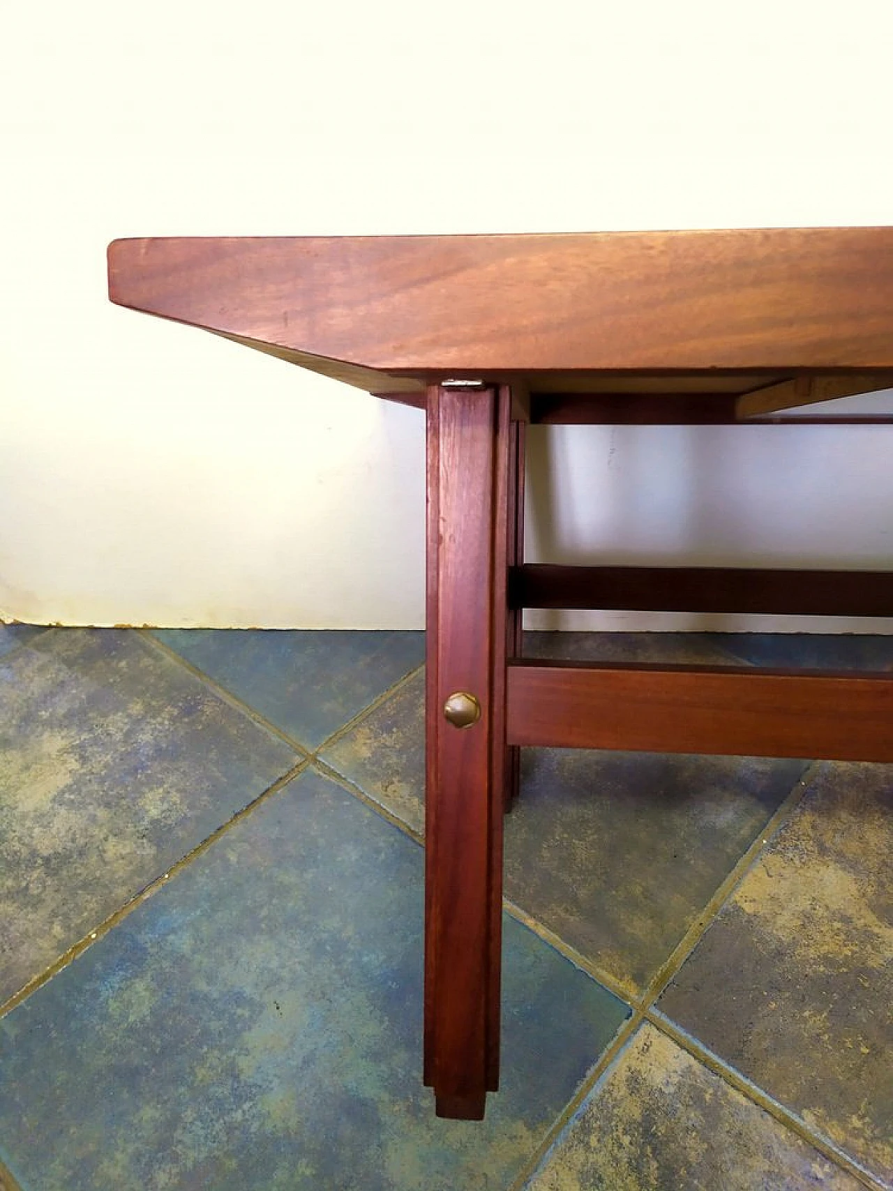 Beech coffee table in the style of Ico Parisi, 1950s 5