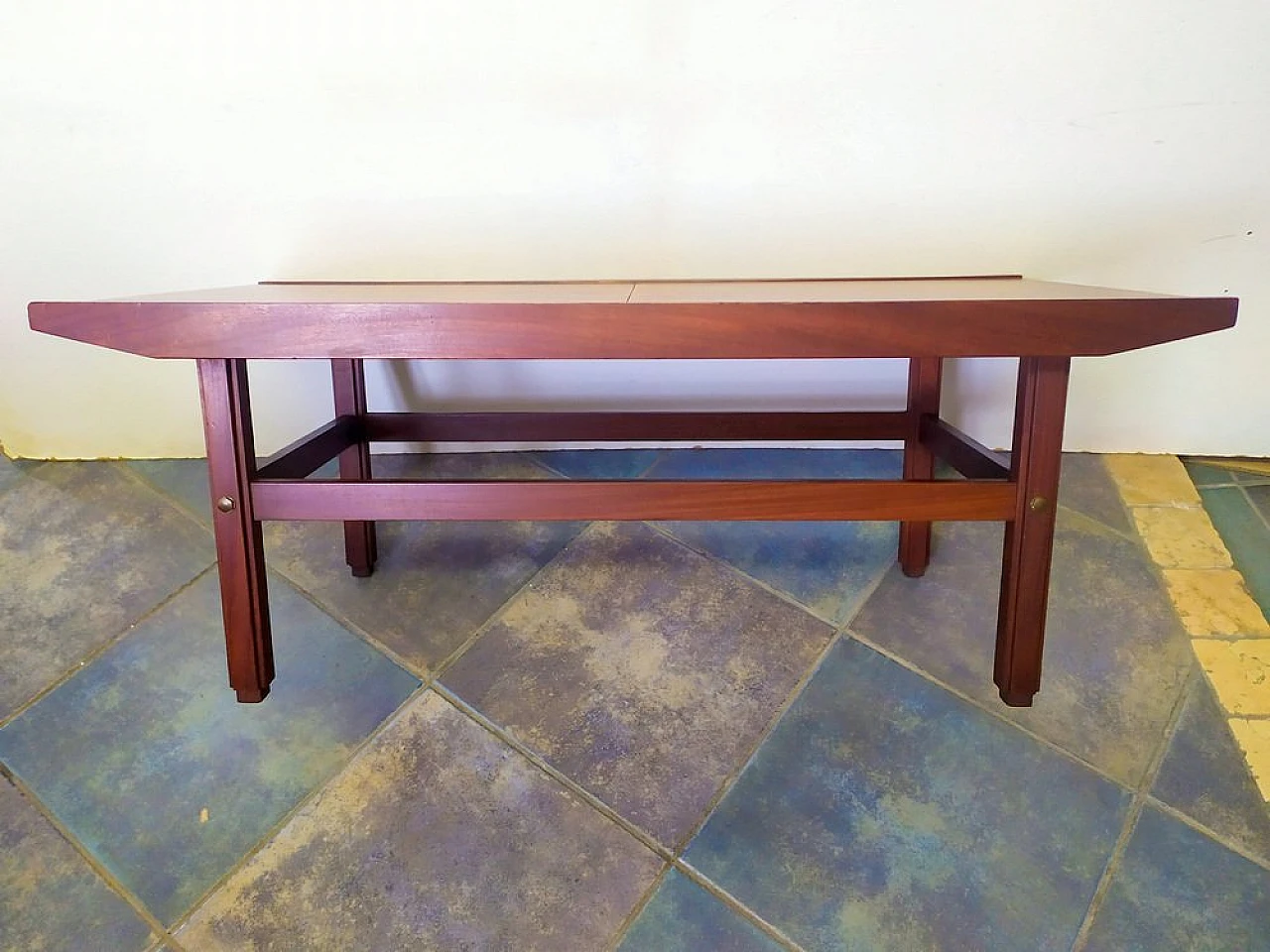 Beech coffee table in the style of Ico Parisi, 1950s 6