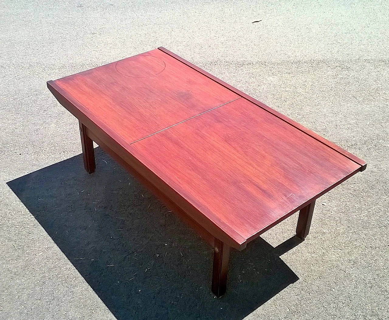 Beech coffee table in the style of Ico Parisi, 1950s 8